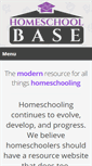 Mobile Screenshot of homeschoolbase.com